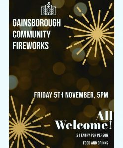 PTA Fireworks Event at Gainsborough